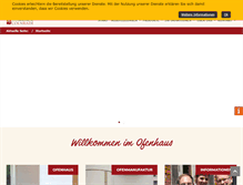 Tablet Screenshot of ofenhaus.de